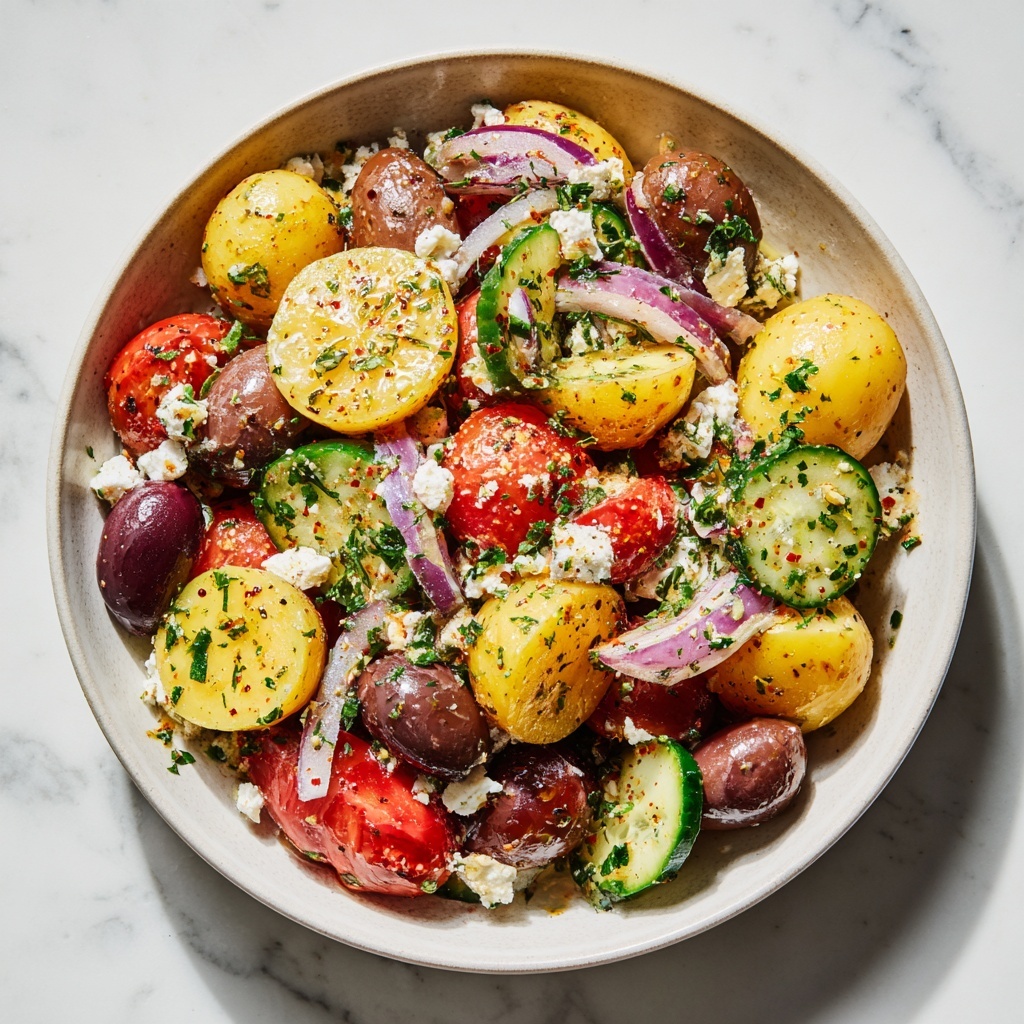 Greek Potato Salad: 5 Heavenly Tips for Ultimate Flavor Recipe - Recipe Image