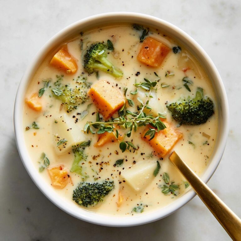 Broccoli Potato Cheese Soup Recipe