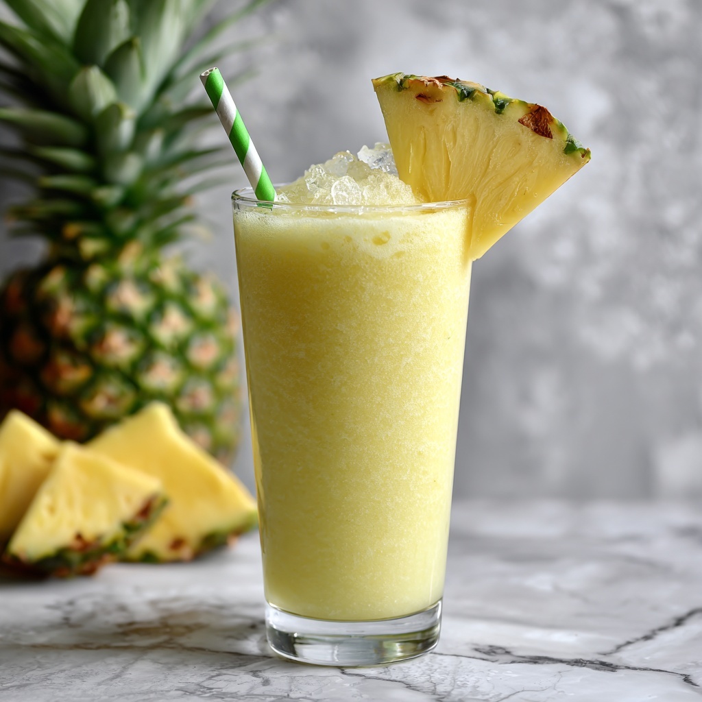 Mango Piña Colada Smoothie: Your Tropical Escape at Home Recipe - Recipe Image