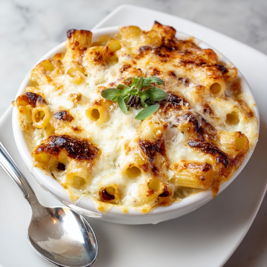 One Pot French Onion Pasta for Cozy Nights Bliss Recipe - Recipe Image