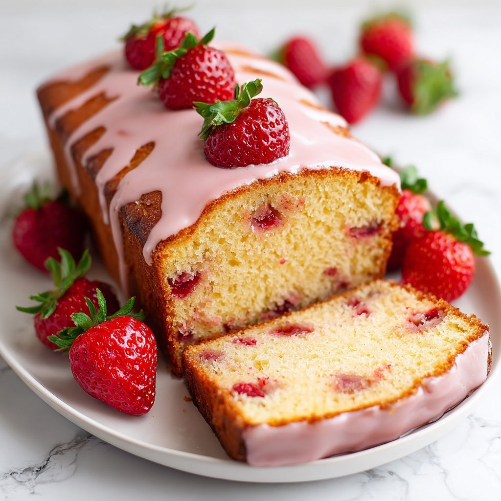 Strawberry Lemon Pound Cake Recipe - Recipe Image