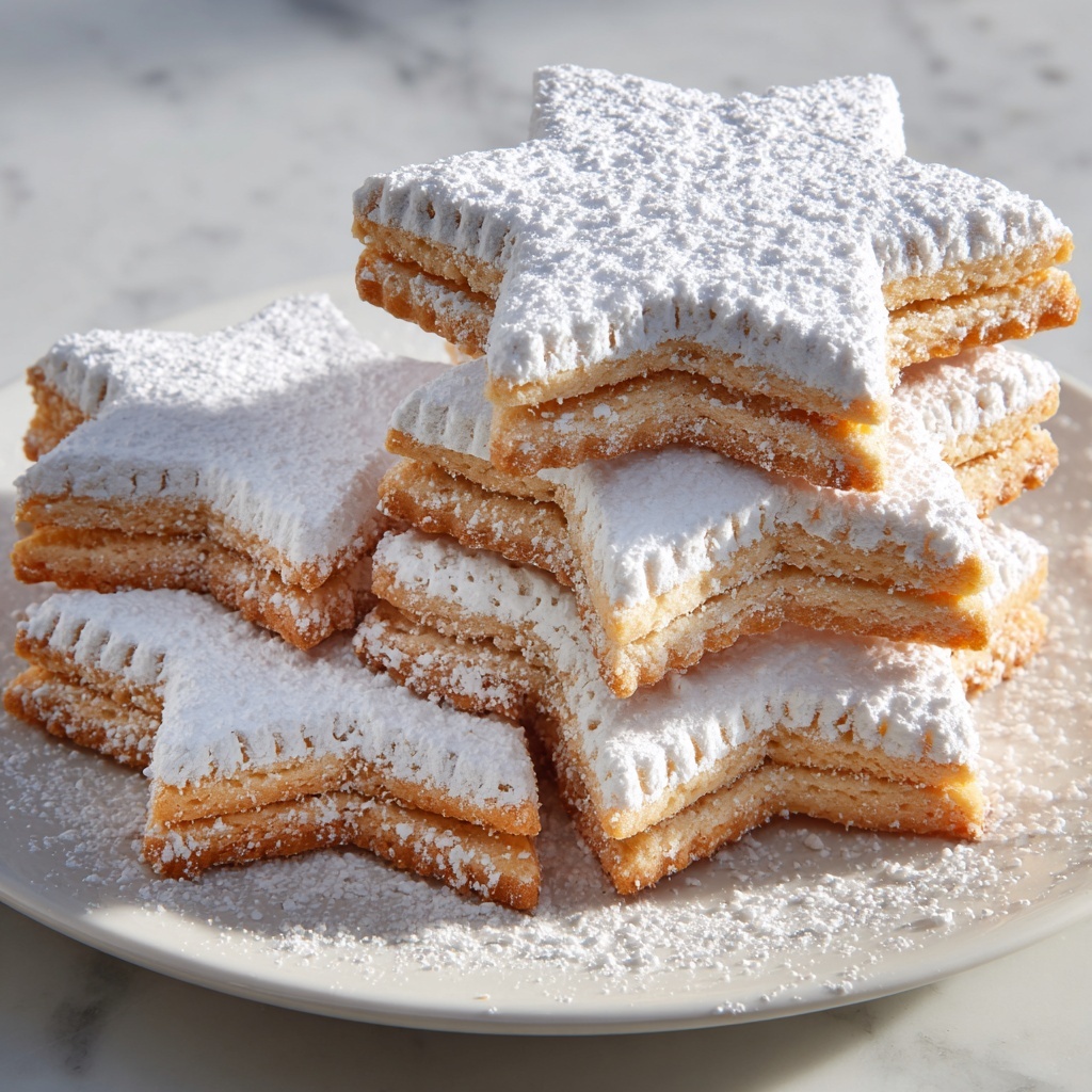 Zimtsterne Cinnamon Star Cookies Recipe - Recipe Image