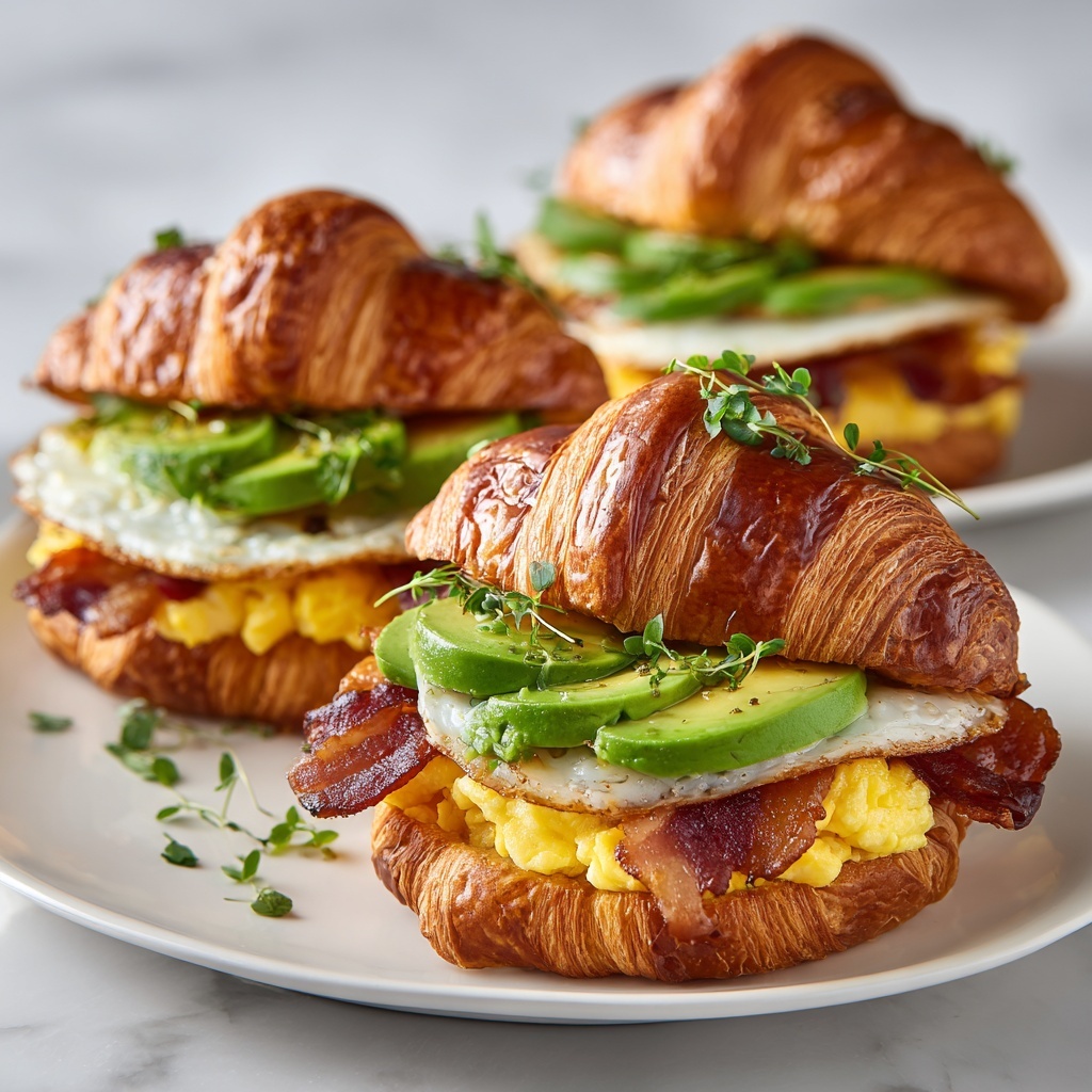 Croissant Breakfast Sandwich Recipe - Recipe Image