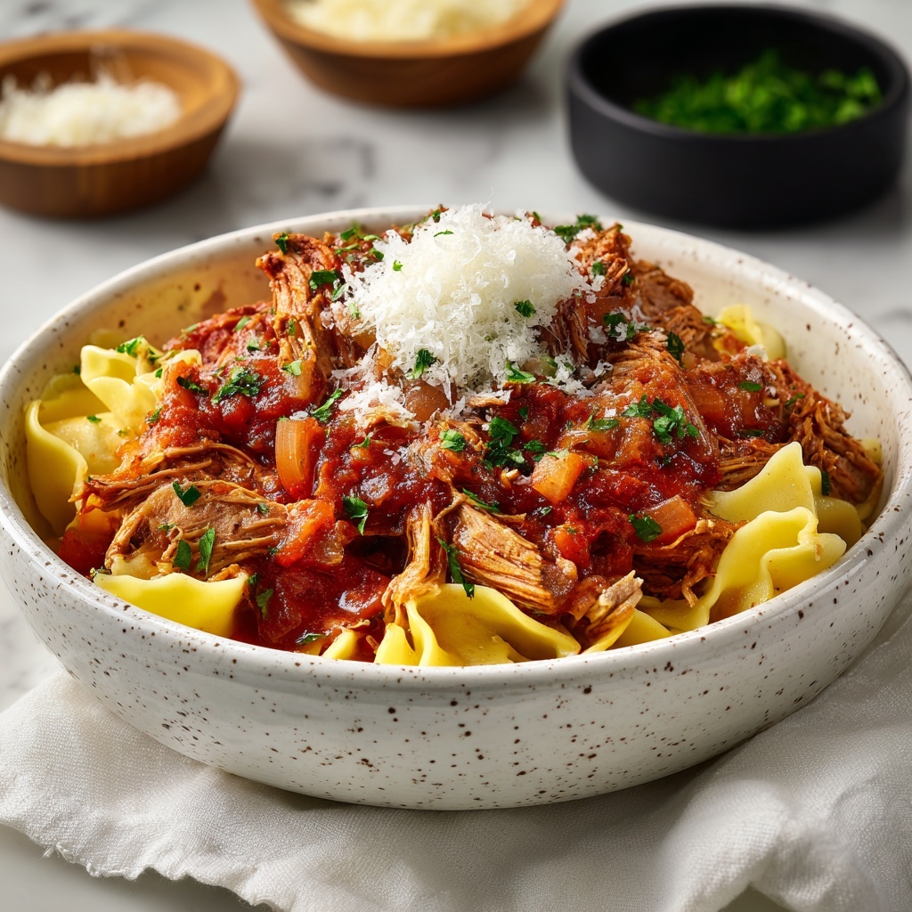 Duck Ragu with Pappardelle: A Rich and Cozy Italian Comfort Food Recipe - Recipe Image