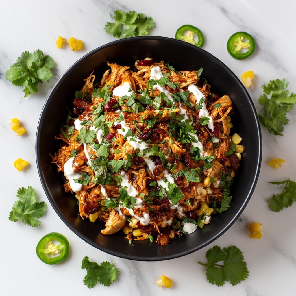 Hearty Crockpot Chicken Enchilada Casserole Recipe - Recipe Image