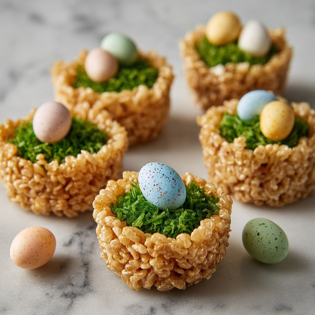 Adorable Rice Krispie Nests Recipe - Recipe Image
