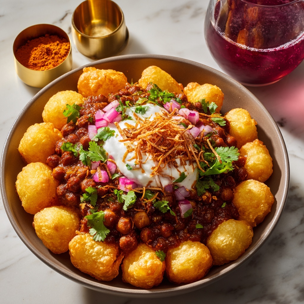 Irresistible Samosa Chaat: A Flavorful Homemade Delight Recipe - Recipe Image