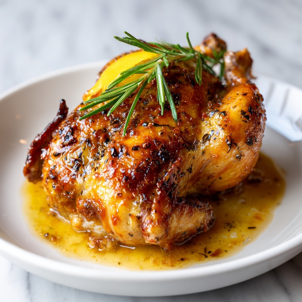 Garlic Herb Butter Roast Chicken Recipe for Juicy Perfection Recipe - Recipe Image