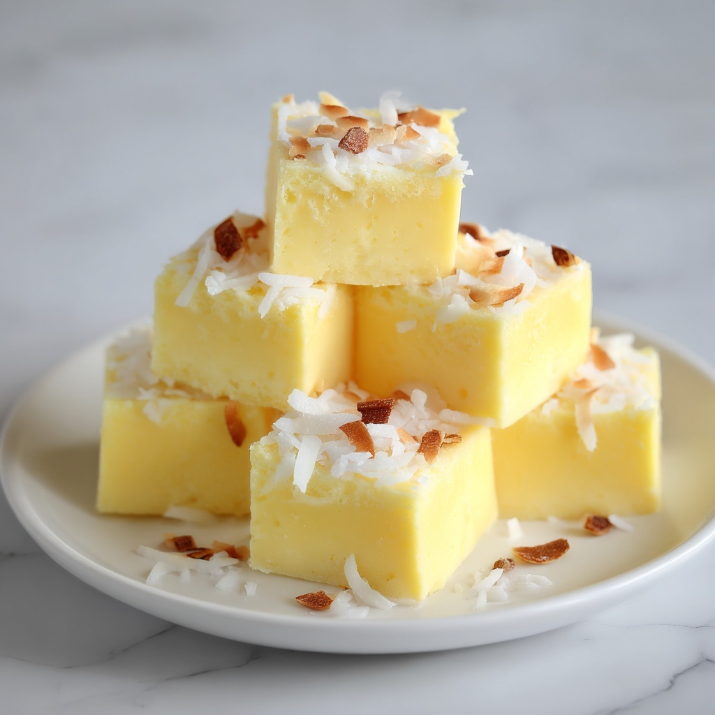 Irresistible Coconut Pineapple Bites: Tropical & Sweet Recipe - Recipe Image