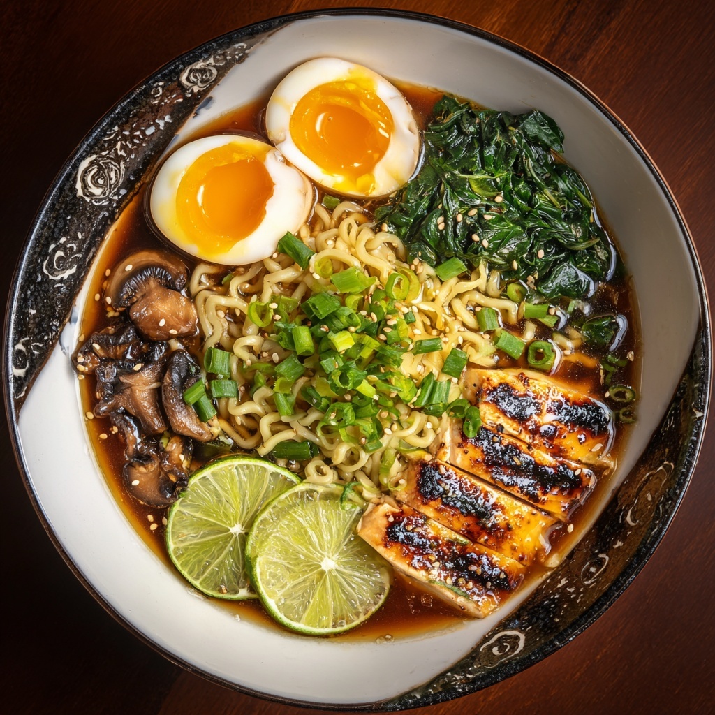 Fiery Chicken Ramen Recipe - Recipe Image