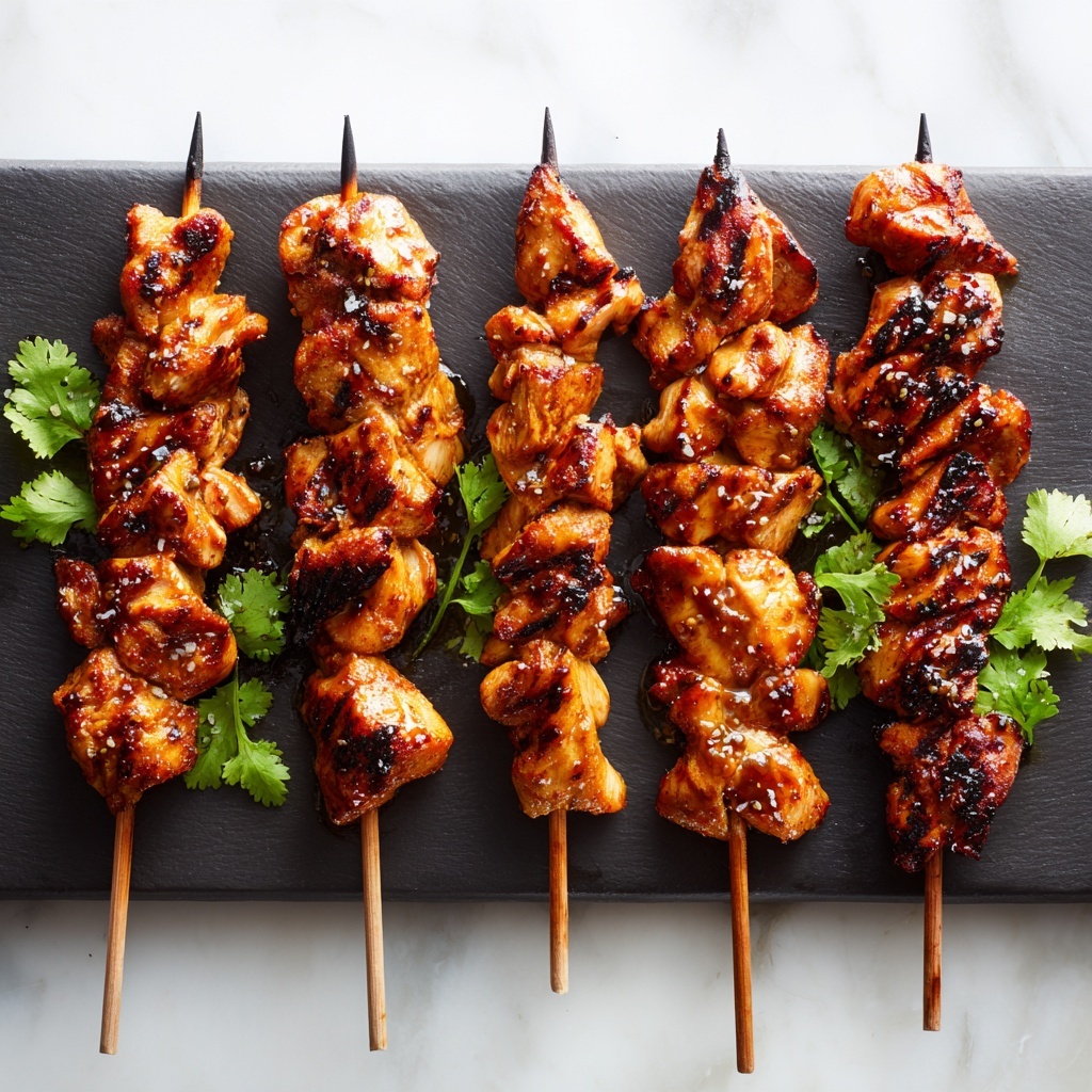 Grilled Thai Coconut Chicken Skewers Recipe - Recipe Image