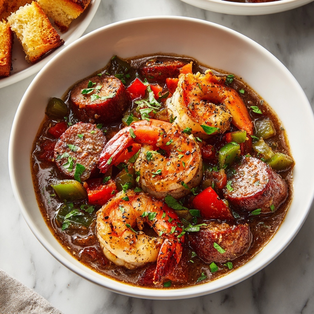 Instant Pot Cajun Shrimp and Sausage Gumbo Recipe - Recipe Image
