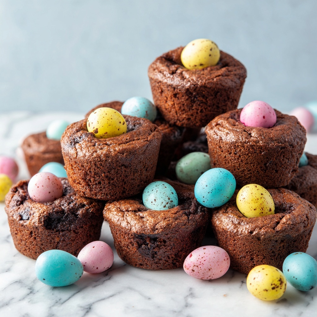 Mini Egg Brownie Bites Recipe - Recipe Image