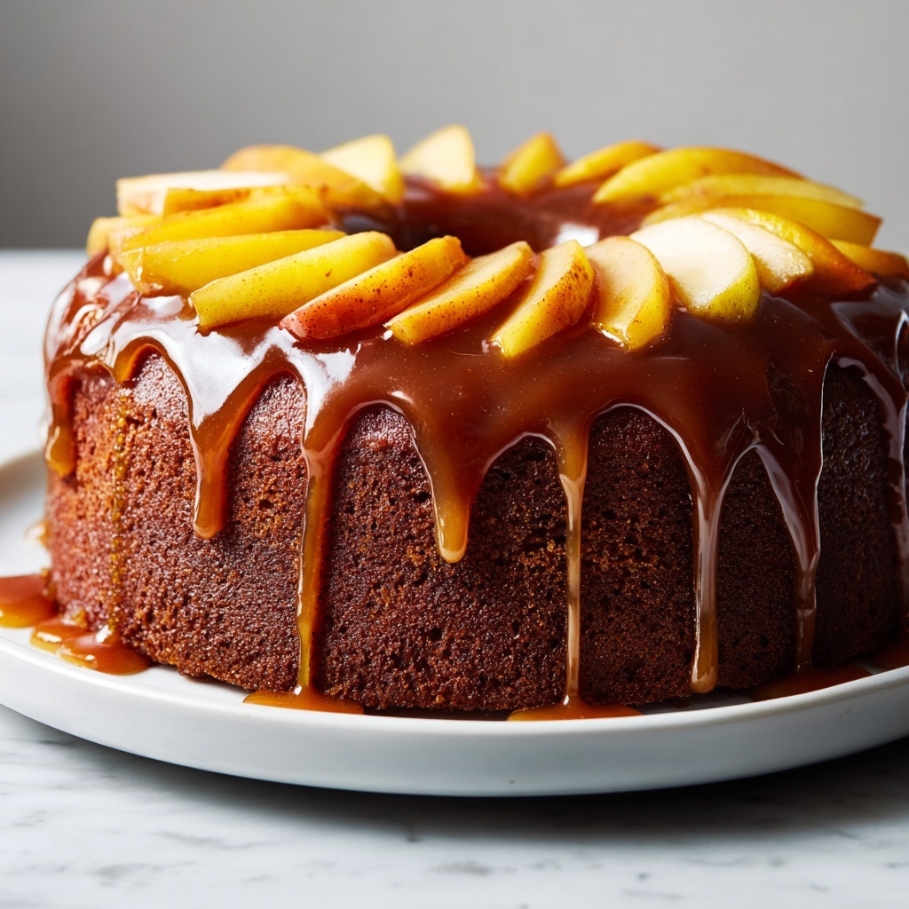 Maple Glazed Pear Cake Recipe - Recipe Image