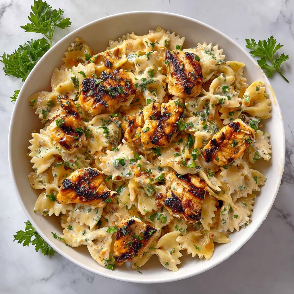Creamy Garlic Parmesan Chicken Pasta Recipe - Recipe Image