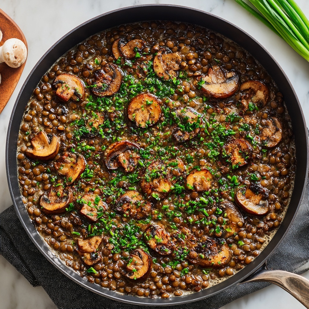 Lentil Mushroom Stroganoff: A Hearty Vegetarian Delight Recipe - Recipe Image