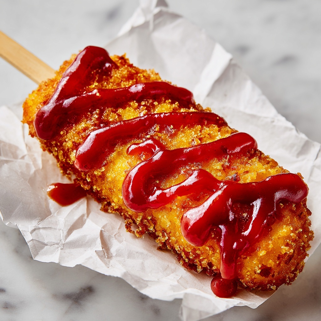 Korean Corndogs with Korean Ketchup Recipe - Recipe Image