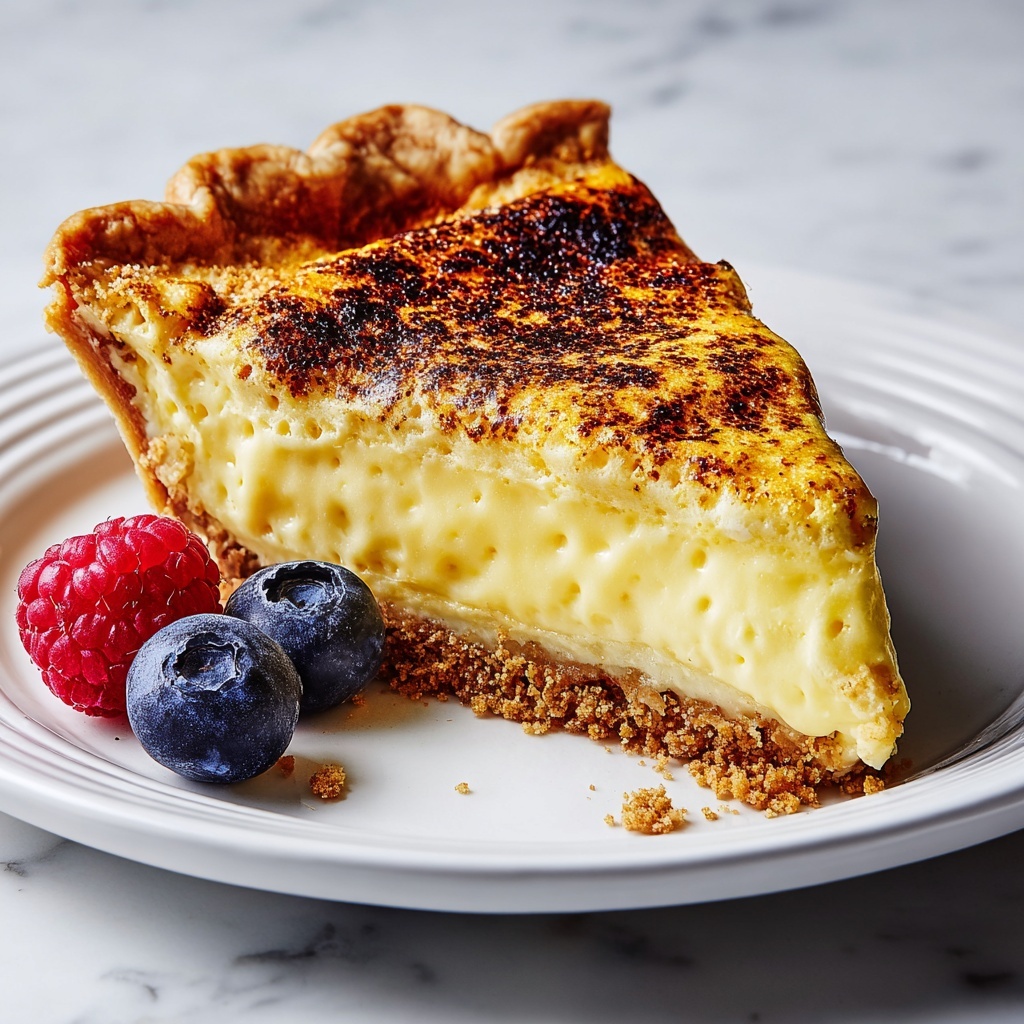 Egg Custard Pie Recipe - Recipe Image