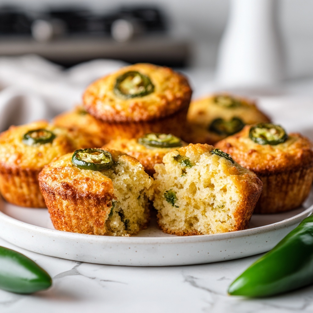 Cheddar Jalapeño Muffins: A Savory Delight to Savor Recipe - Recipe Image
