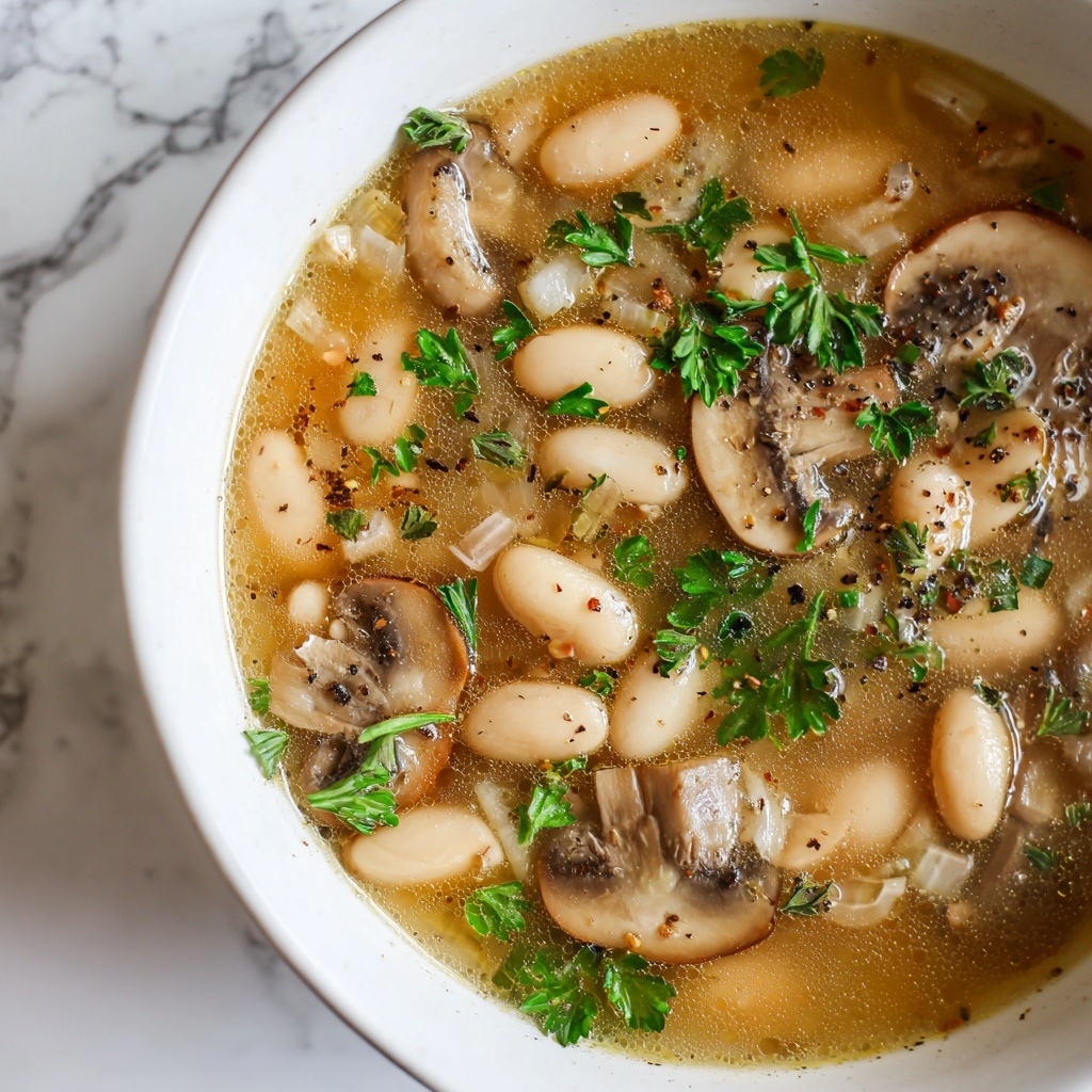 Earthy Mushroom and White Bean Stew Recipe - Recipe Image
