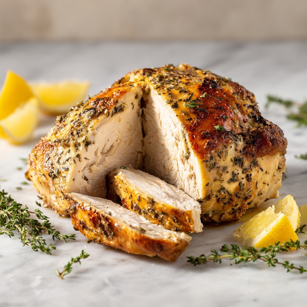 Perfectly Juicy Roast Turkey Breast Recipe - Recipe Image