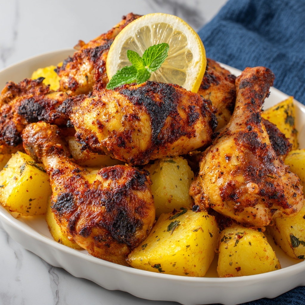 Baked Greek Lemon Chicken Recipe - Recipe Image