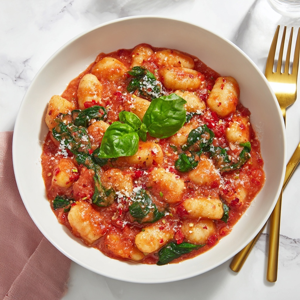 One-Pan Creamy Sausage Gnocchi Recipe - Recipe Image
