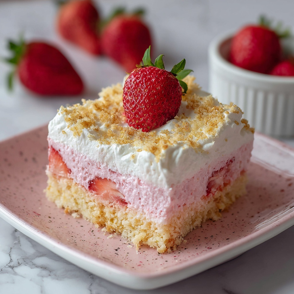 Strawberry Shortcake Swiss Roll Recipe - Recipe Image