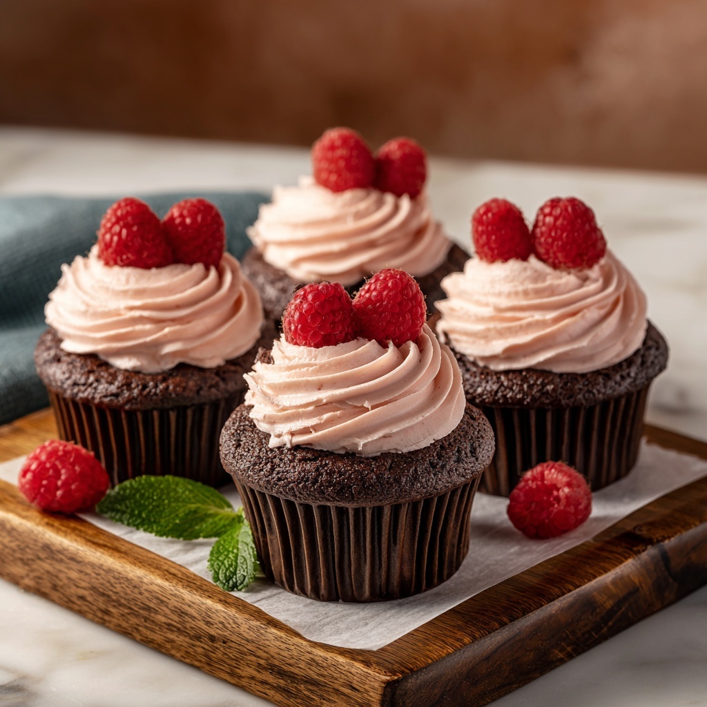 Chocolate Raspberry Cupcakes That Wow Every Celebration Recipe - Recipe Image