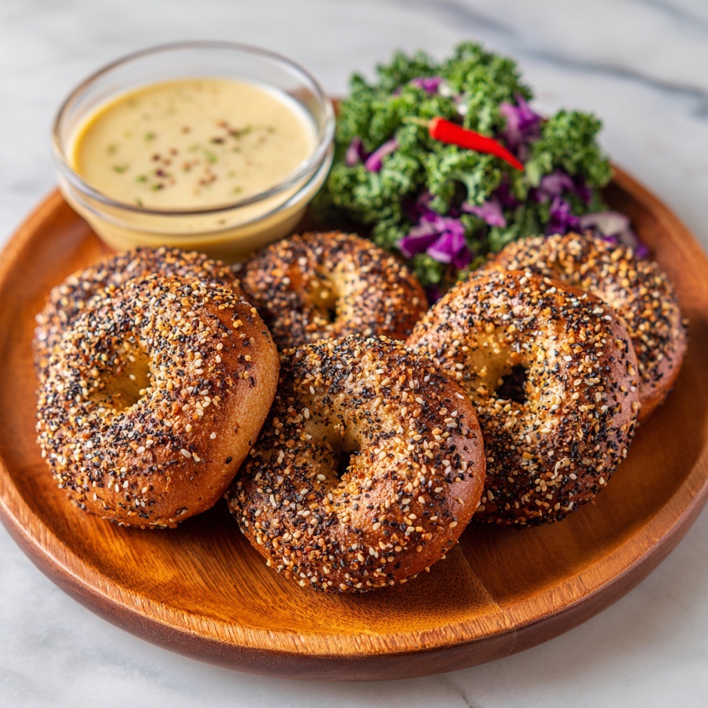 Istanbul Street Simit Sliders with Tahini Sauce Recipe - Recipe Image
