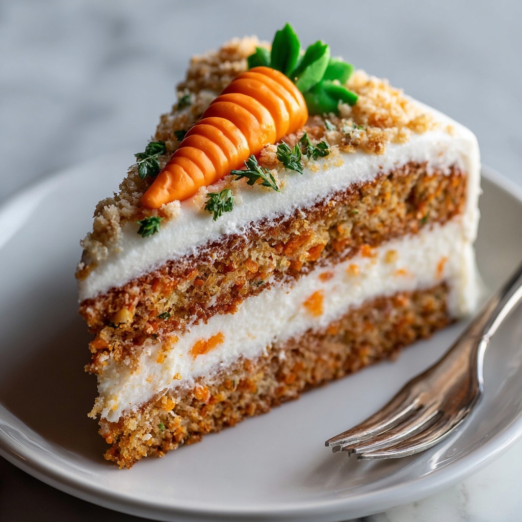 Simple Carrot Cake with Cream Cheese Frosting Recipe - Recipe Image