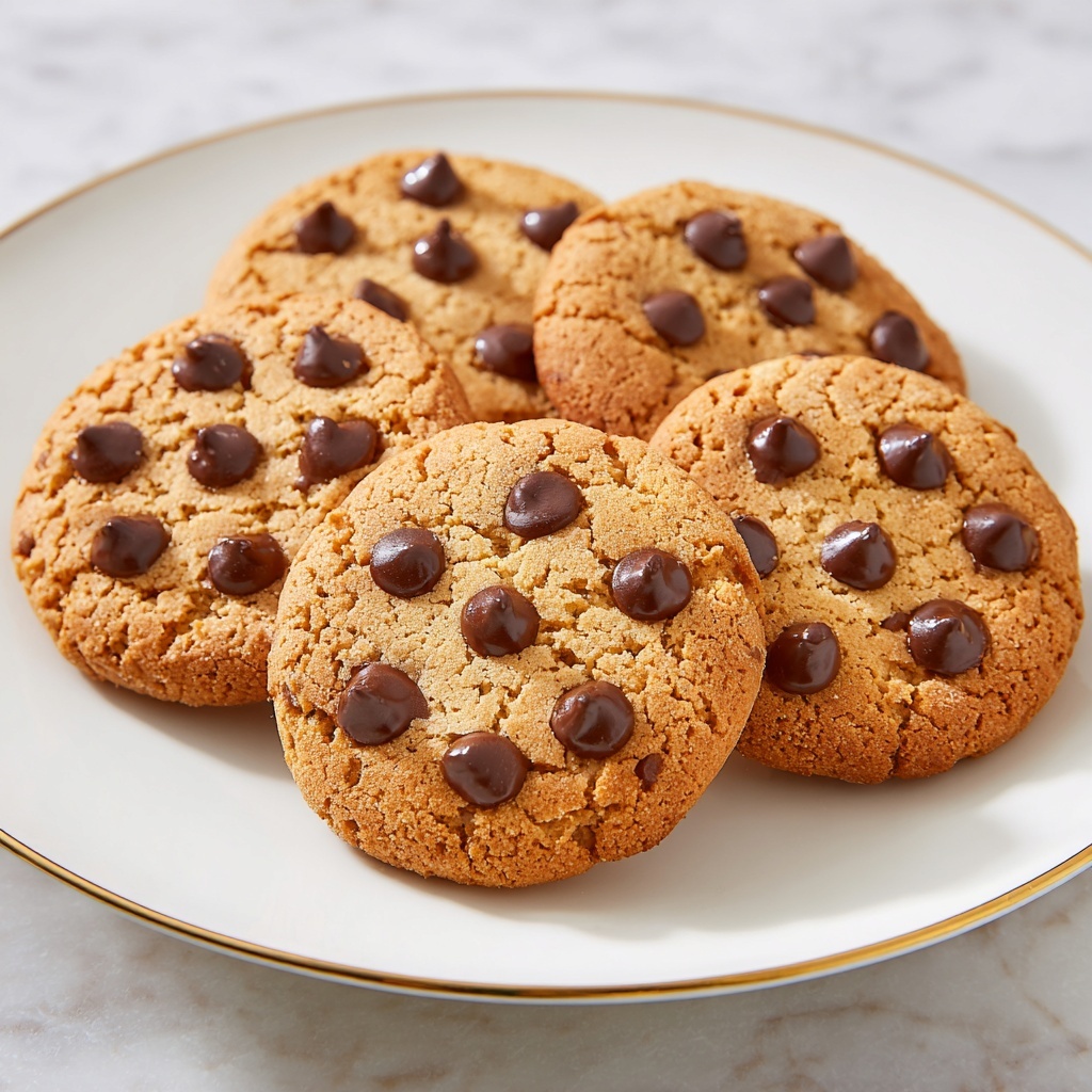 No-Butter Chewy Chocolate Chip Cookies Recipe - Recipe Image