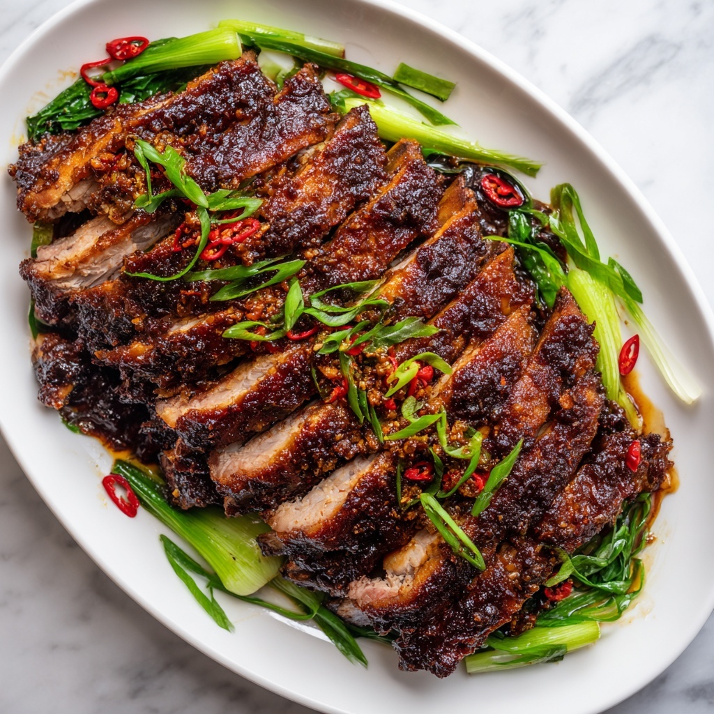 Succulent Braised Spare Ribs with Black Bean Sauce Recipe - Recipe Image