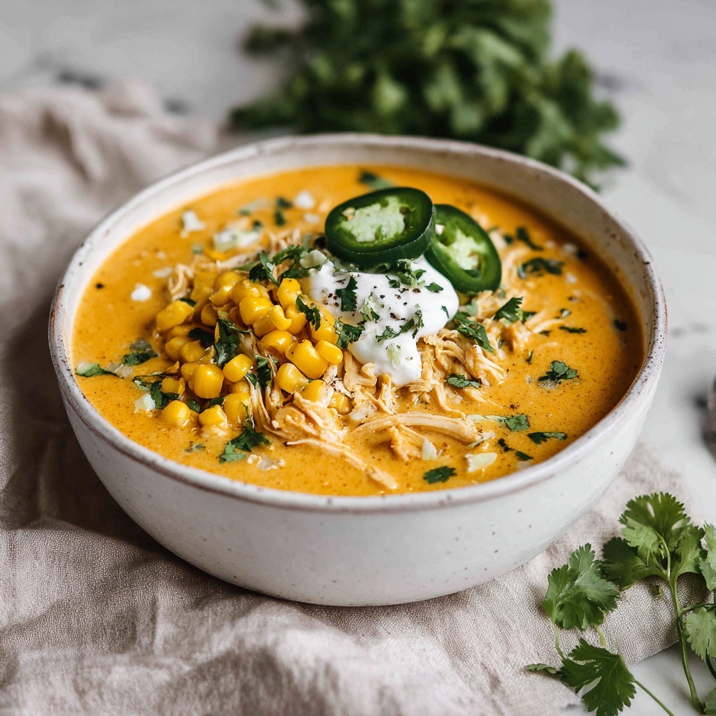 Mexican Street Corn White Chicken Chili Recipe - Recipe Image