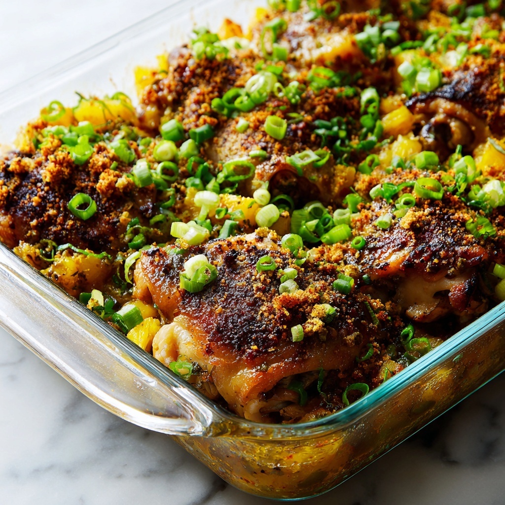 Baked Pineapple Jerk Chicken Recipe - Recipe Image