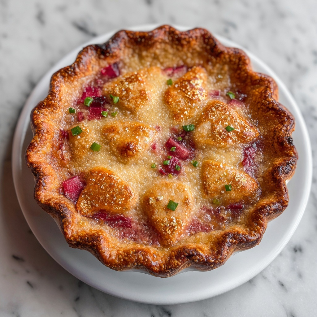 Classic Rhubarb Pie Recipe - Recipe Image