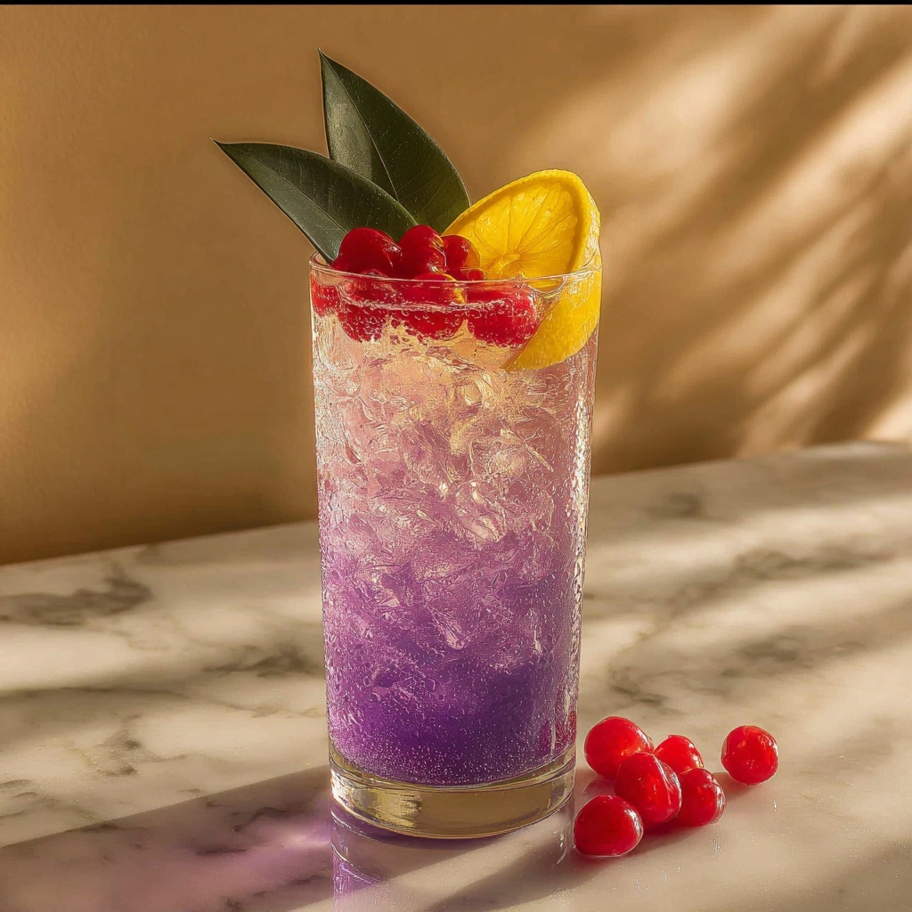 Jamaican Purple Rain Mocktail Recipe - Recipe Image