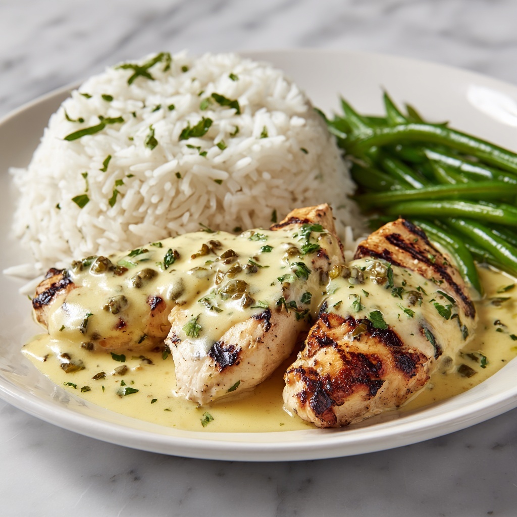 Lemon Pepper Chicken in Creamy Sauce Recipe - Recipe Image