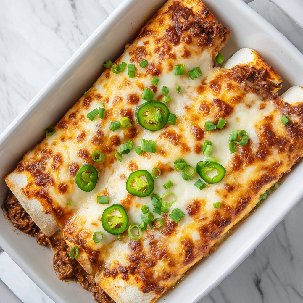 Jalapeño Popper Cheesy Chicken Enchiladas Recipe - Recipe Image
