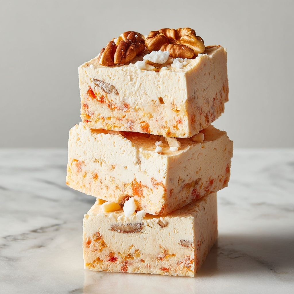 Healthy No-Bake Carrot Cake Breakfast Bars Recipe - Recipe Image