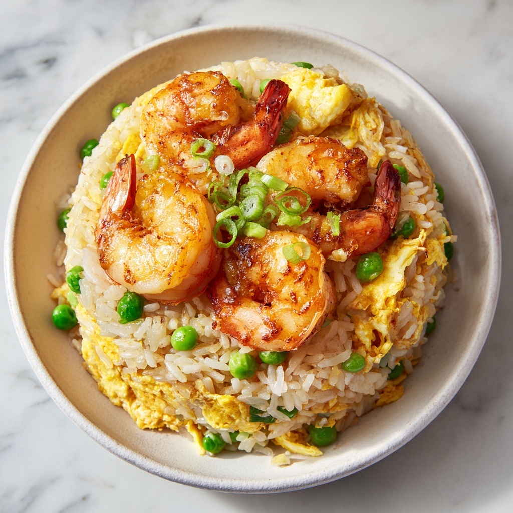 Delicious Shrimp Fried Rice with Vegetables and Coconut Aminos Recipe - Recipe Image