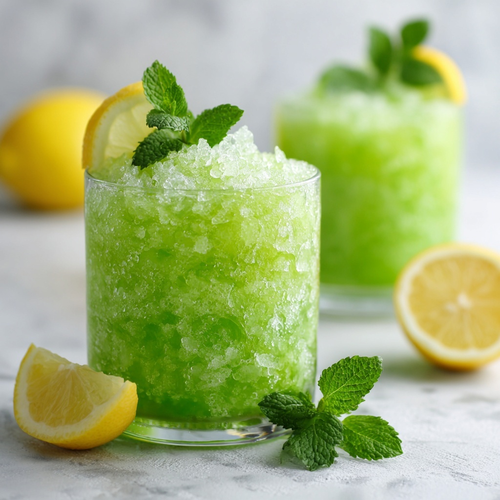 Frozen Mint Lemonade Recipe - Recipe Image