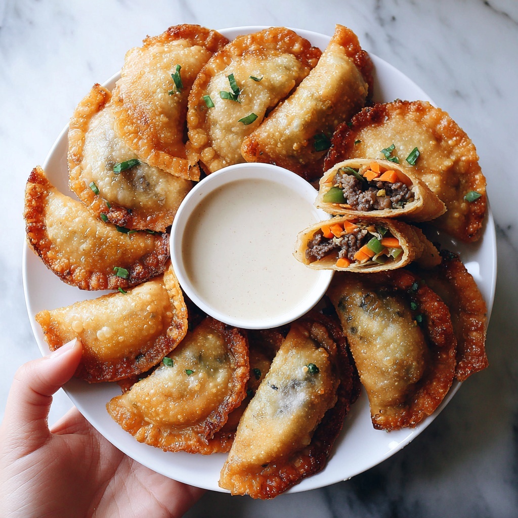 Philly Cheesesteak Egg Rolls Recipe - Recipe Image