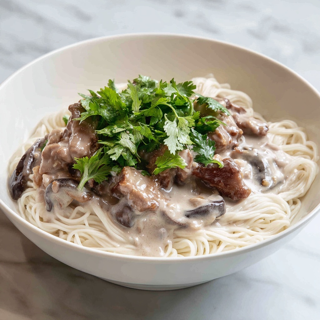 Slow Cooker Beef Stroganoff Recipe - Recipe Image