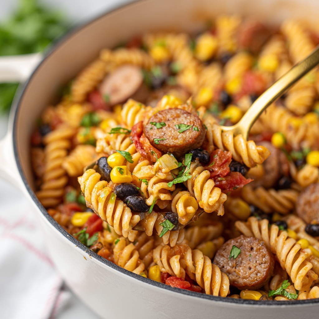 One Pot Mexican Pasta Recipe - Recipe Image