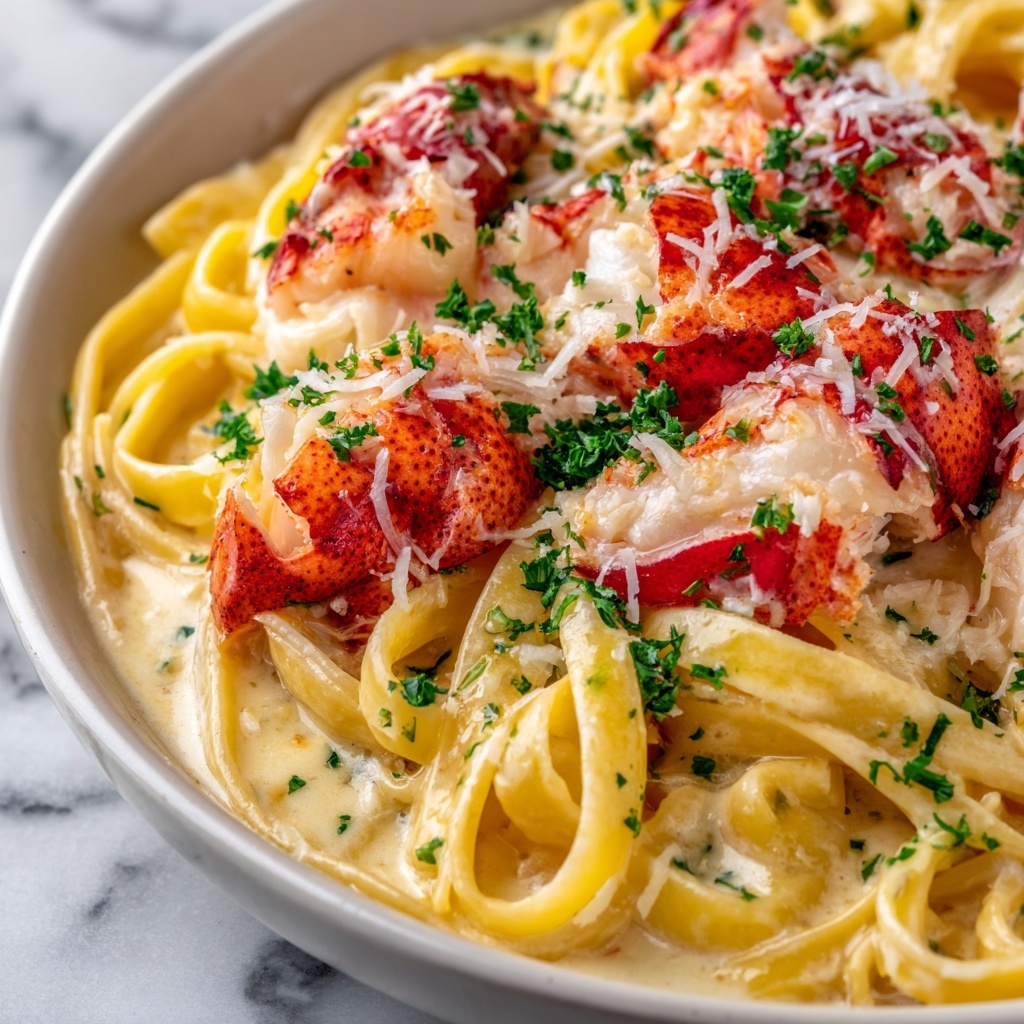 Easy Creamy Lobster Pasta Recipe - Recipe Image