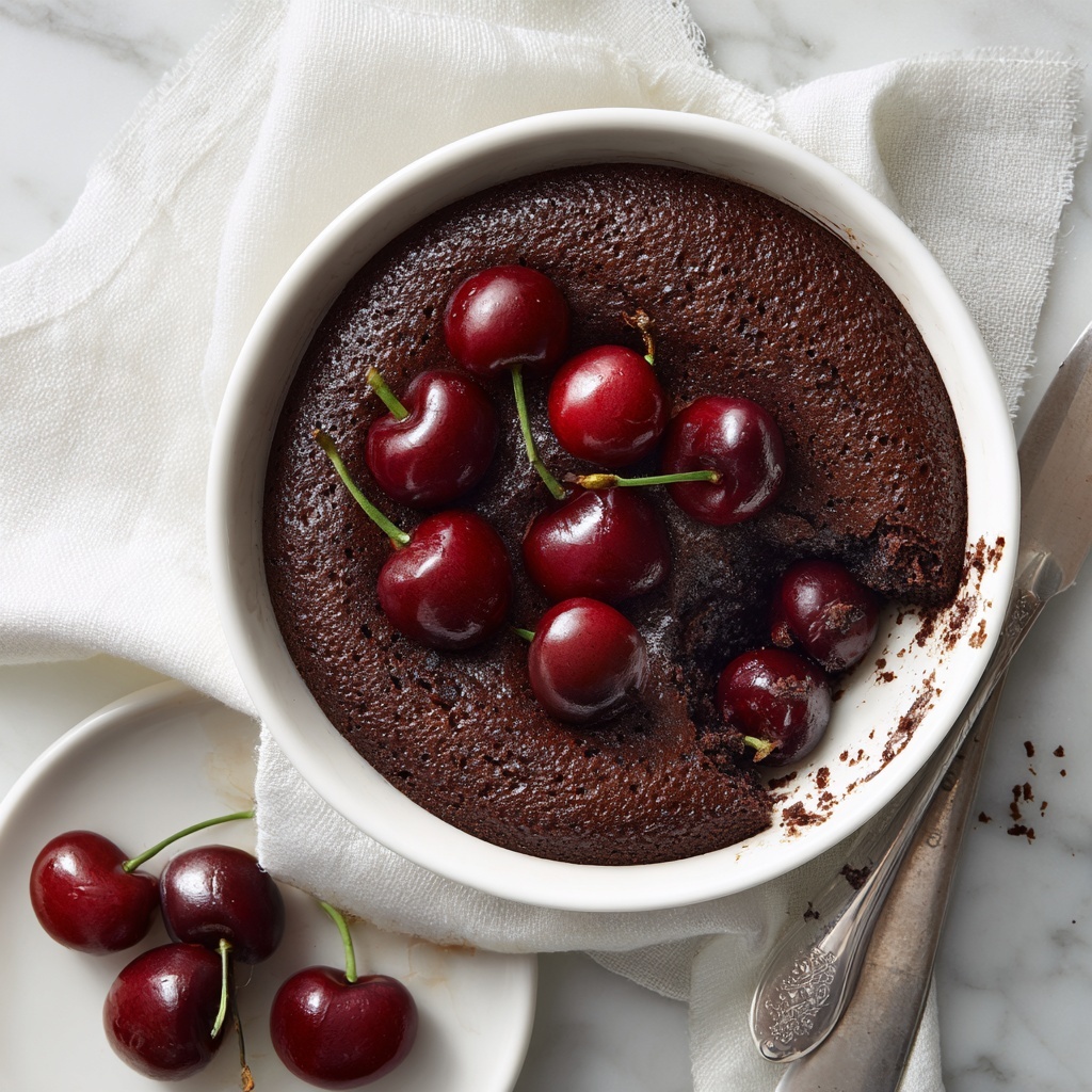 Chocolate Cherry Dump Cake Recipe - Recipe Image