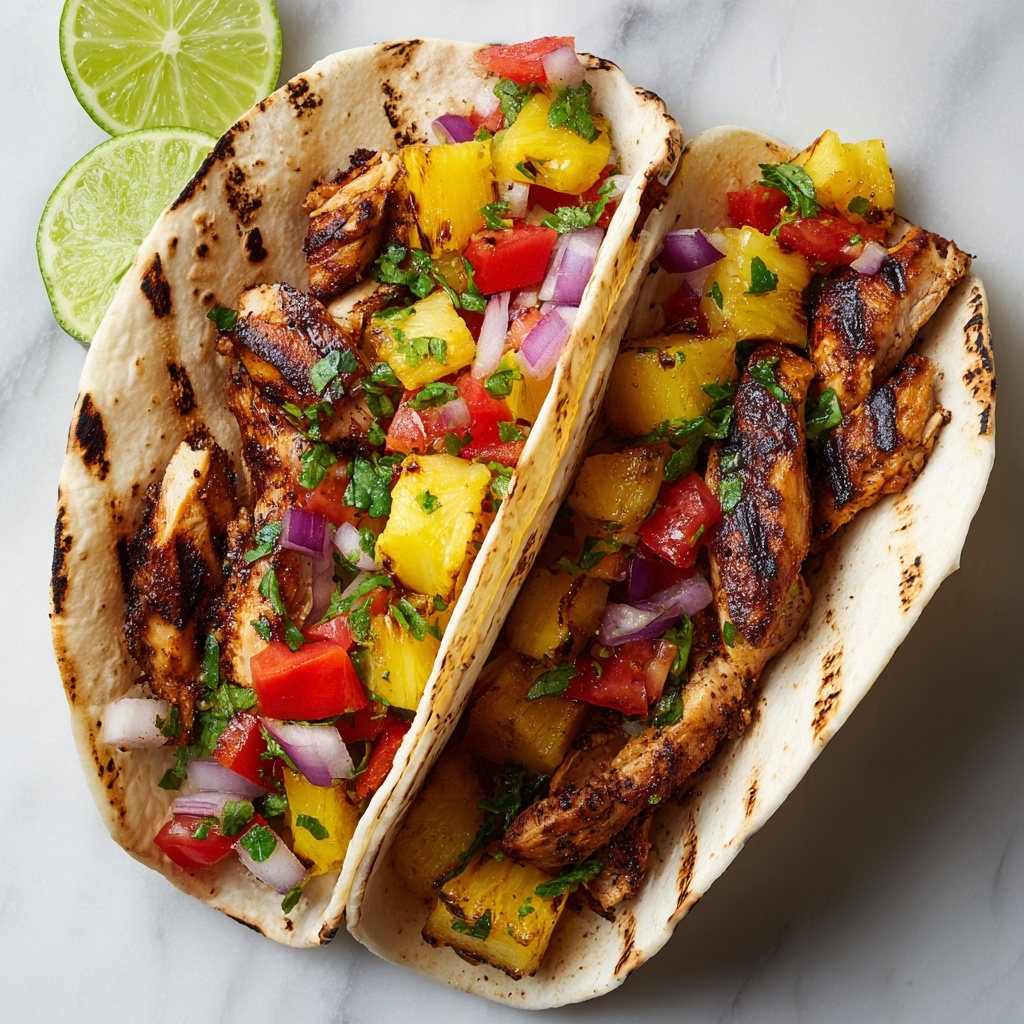 Chicken Tacos with Pineapple Salsa Recipe - Recipe Image