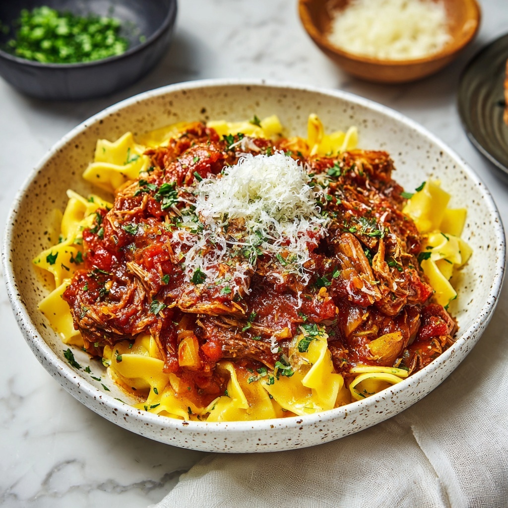 Duck Ragu with Pappardelle: A Rich and Cozy Italian Comfort Food Recipe - Recipe Image