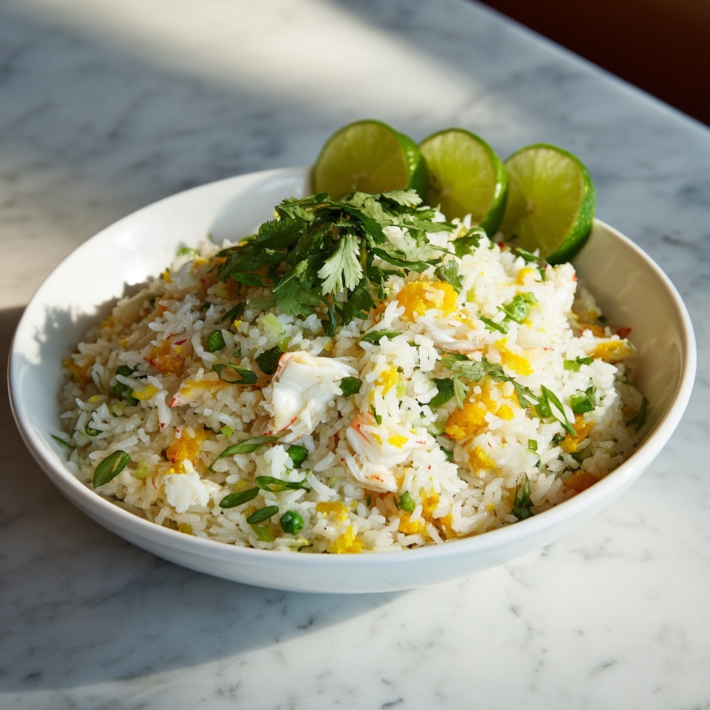 Thai Style Crab Fried Rice Recipe - Recipe Image